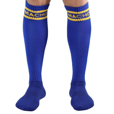 Macho Long Socks One Size Blue - image 2