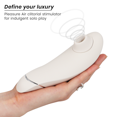 Womanizer Premium 2 Clitoral Stimulator Warm Gray - image 3