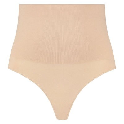Bye Bra Thong Style Seamless Girdle Beige Size Xxl - image 3