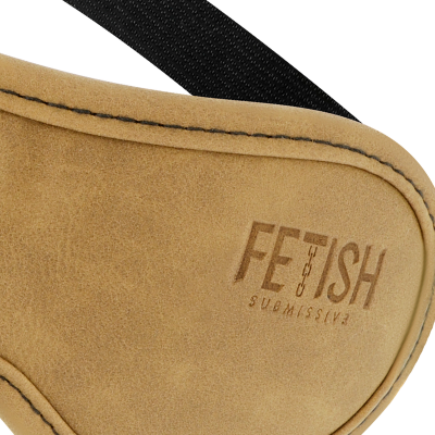 Fetish Submissive Vegan Leather Mask with Neoprene Lining - image 3