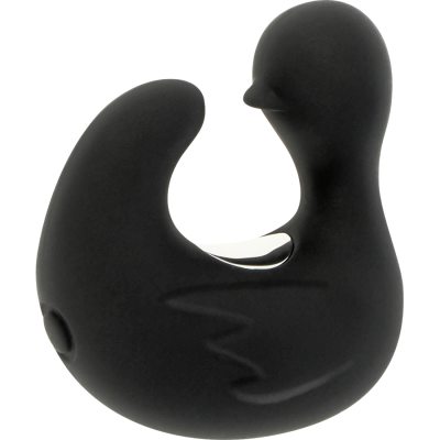 Black&Silver Ducky Mania Rechargeable Finger Vibrator