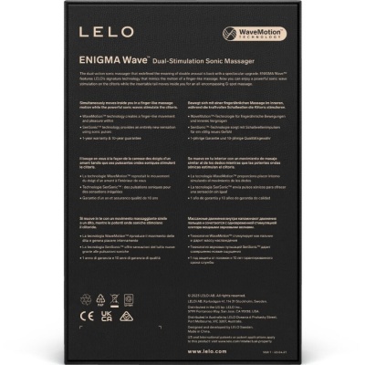 Lelo Enigma Wave Triple Vibration Massager Black - image 5