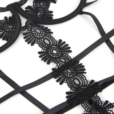 Subblime Strappy Lace Teddy L/XL - image 5