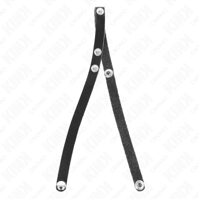 Kink Leather Penis Ring With Pressure Closure 39 X 1 CM - image 4