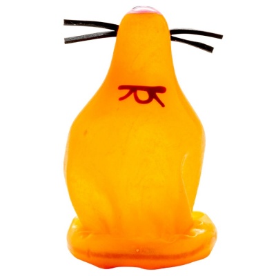 Condomerie Hand-Painted Novelty Condom Fox - image 4