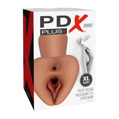 PDX Plus Pick Your Pleasure XL Stroker Brown - image 4