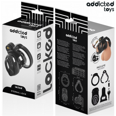 Addicted Toys Locked Eternal Lock Penis Cage 9cm - image 6
