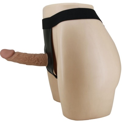 Pretty Love Harness Briefs with Dildo Brown - image 5
