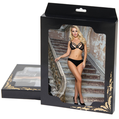 Subblime Two-Piece Transparent Bra and Panties Set S/M - image 12