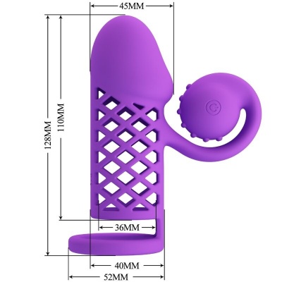Romance Harden Purple Extended Sleeve Vibrating - image 6