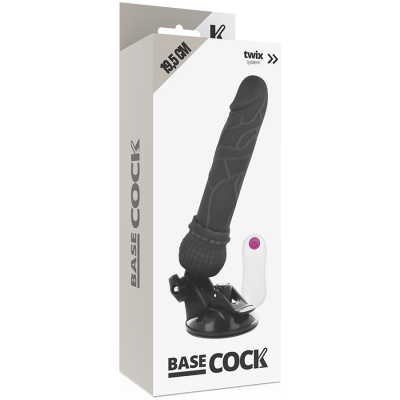 Basecock Realistic Vibrator Black 19.5 cm - image 4