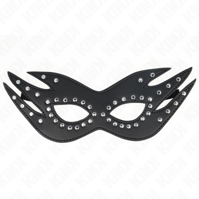 Kink Leatherette Eye Mask with Rivets 26 x 9.5 cm - image 2