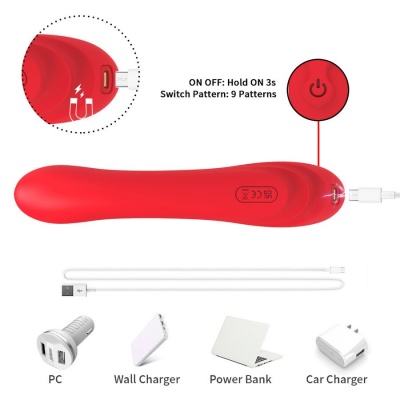 Armony Vibrator Oscillating Tongue Red - image 9