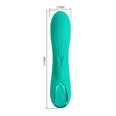 Pretty Love - DJ Stick G-Spot Turquoise Vibrator - image 6
