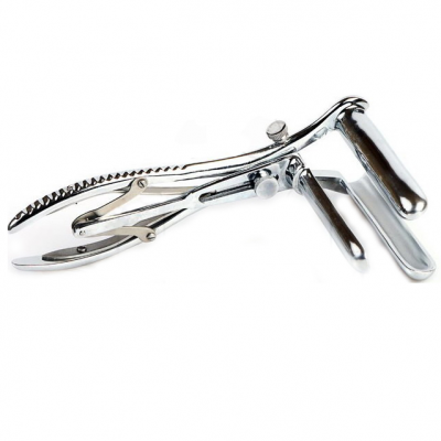 Metal Hard Triple Anal Speculum Steel - image 2