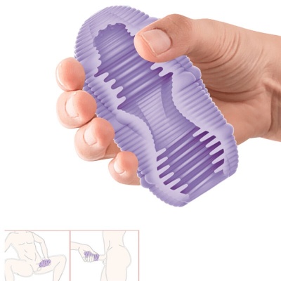 Pretty Love Smooth Stripes Cupid Masturbator Egg - image 2