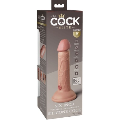 King Cock Elite Vibrating Silicone Dildo 15.2 CM - image 7