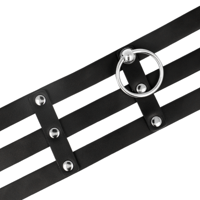 Coquette Chic Desire Fetish Vegan Leather Choker - image 5