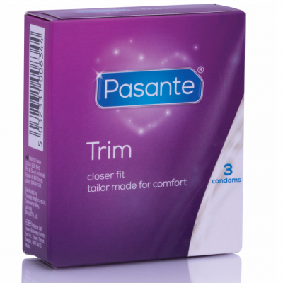 Pasante Thin Trim Slim Fit Condoms 3pk - image 1