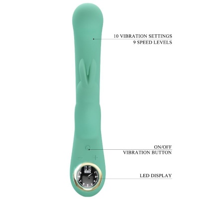 Pretty Love Lamar Green Rabbit Vibrator G-Spot - image 8