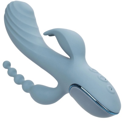 CalExotics Triple Ecstasy Vibrator Grey - image 5