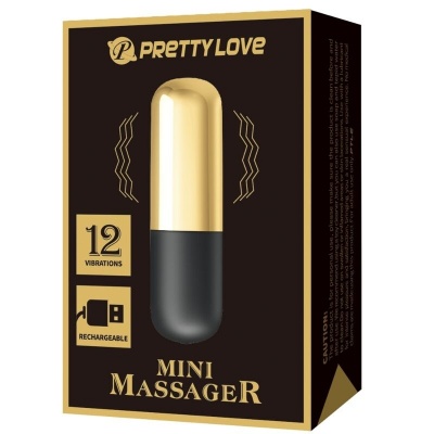 Pretty Love Golden Rechargeable Bullet Vibrator - image 7