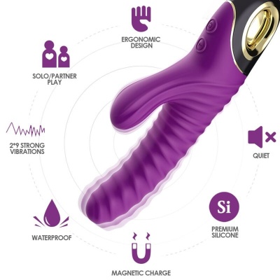 Armony Eternity Vibrator Silicone Purple - image 3