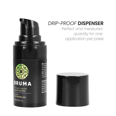 Bruma Liquid Vibrator Ultra Sliding Watermelon 15ml - image 5