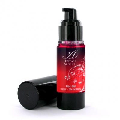 Extase Sensual Strawberry Heat Oil 30ML - image 3