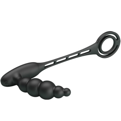 Pretty Love Penis Ring with Vibrator Plug - image 4