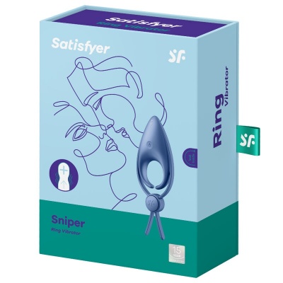 Satisfyer Sniper Ring Vibrator Blue - image 3