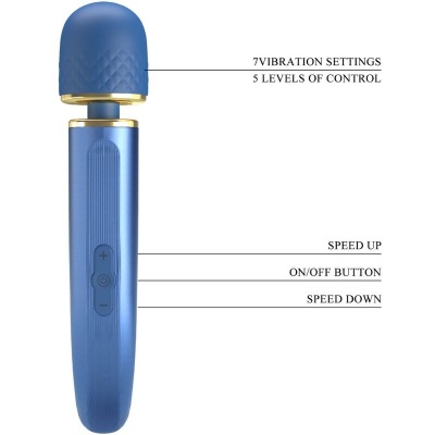 Pretty Love Massager 7 Vibration Modes Blue 24cm - image 8