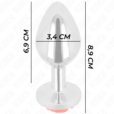 Kink Anal Plug Rose Red Medium - image 4