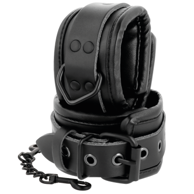 Darkness Black Leather Ankle Restraints - image 3