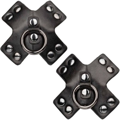 Calexotics Euphoria O-Ring Nipple Covers Black - image 1