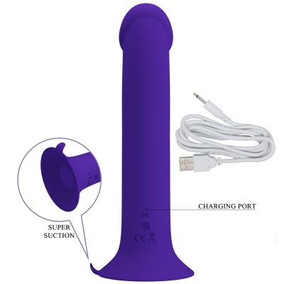 Pretty Love Murray Youth Vibrating Dildo Purple - image 5