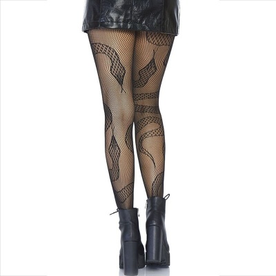 Stockings Net Snakes Black - image 2