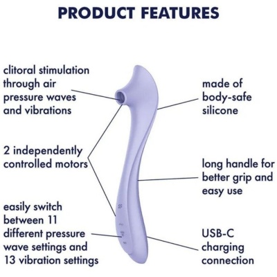 Satisfyer - Easy Lover Vibrator & AIR Pulse Stimulator - image 4