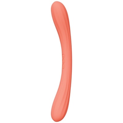 LELO Boomerang Double-Ended Vibrator Coral Red - image 2
