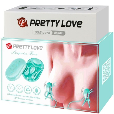 Pretty Love Electrostimulation Nipple Clamps Blue - image 8