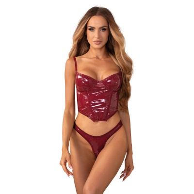 Foto van Obsessive - Redya Corset en String - Rood