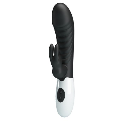 Pretty Love Naughty Bunny Rabbit Vibrator - Black - image 7