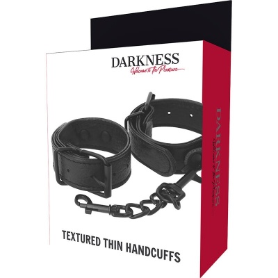 Darkness Textured Thin Handcuffs - image 5