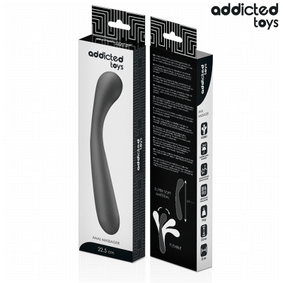 Addicted Toys Double Anal Massager Silicone 22.5CM - image 6