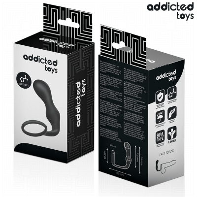 Addicted Toys Anal Plug with Ring Silicone Model 3 - image 6