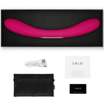 LELO Boomerang Double-Ended Vibrator Cerise - image 3
