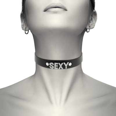 Coquette Sexy Vegan Leather Choker - image 2