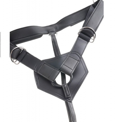 King Cock Harness with Realistic Penis, 15 cm - image 6