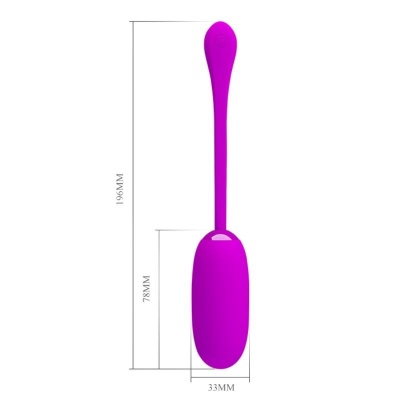 Pretty Love Julius Waterproof Vibrating Egg Purple - image 9