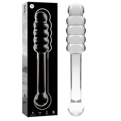 Nebula Series Model 20 Clear Glass Dildo 20.5cm - image 2
